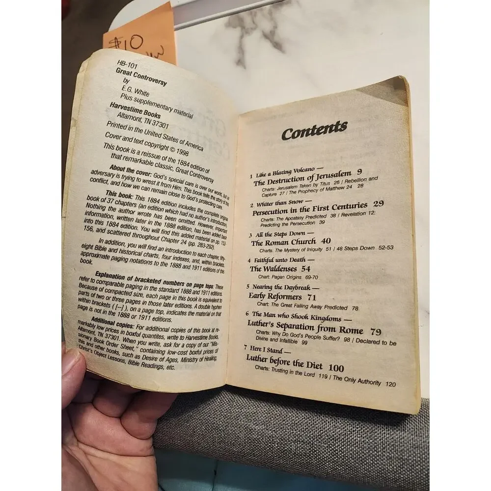 The Great Controversy • E. G. White • 1998 Edition • VGC
